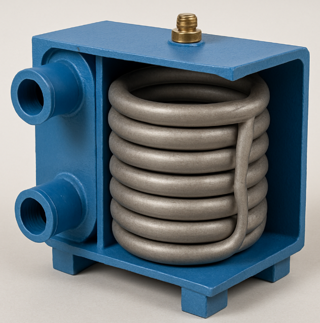 heat_exchanger_with_titanium_coil