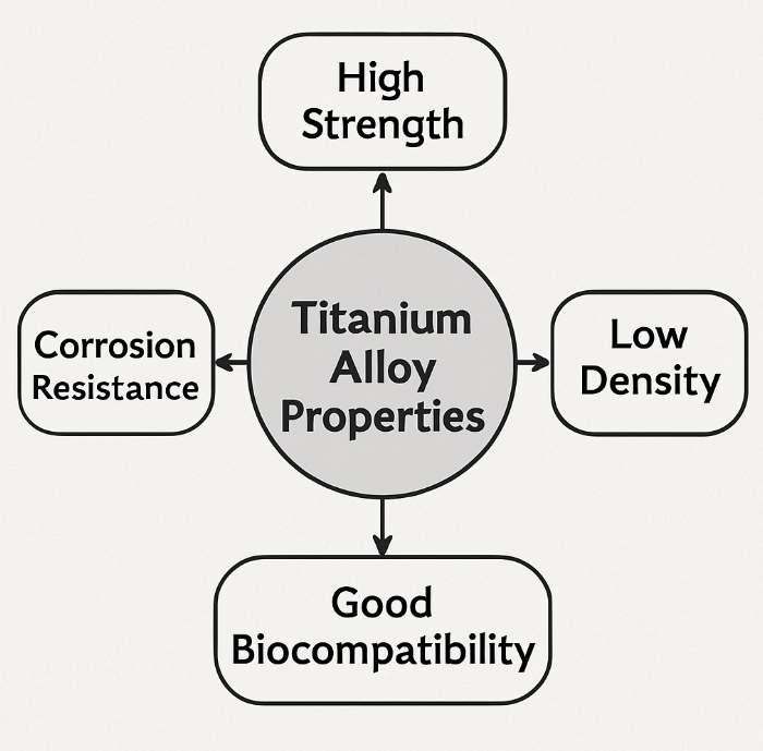 Diagram of Titanium Alloy Properties