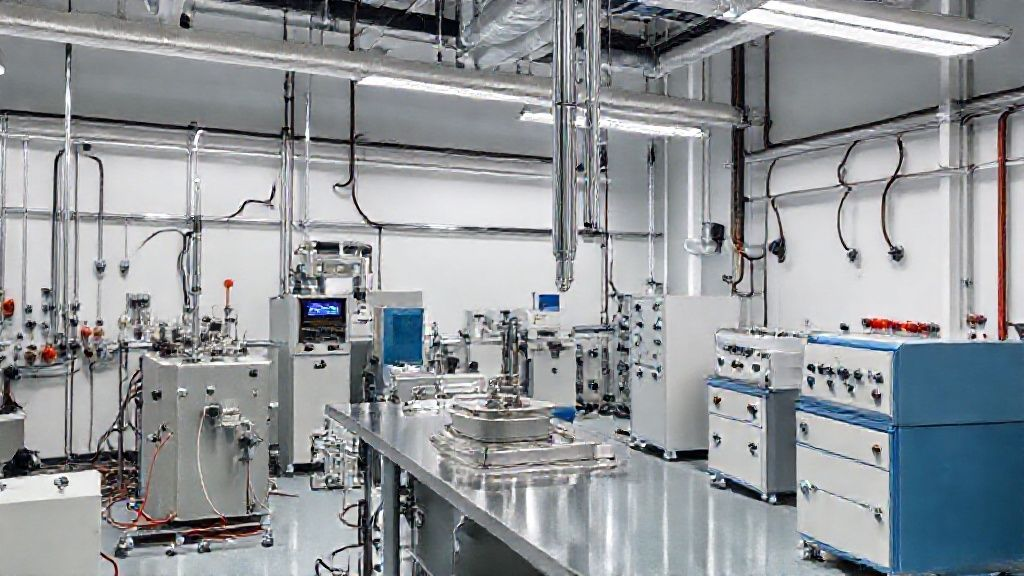 Modern electrochemical laboratory setting with a focus on titanium anode coating equipment