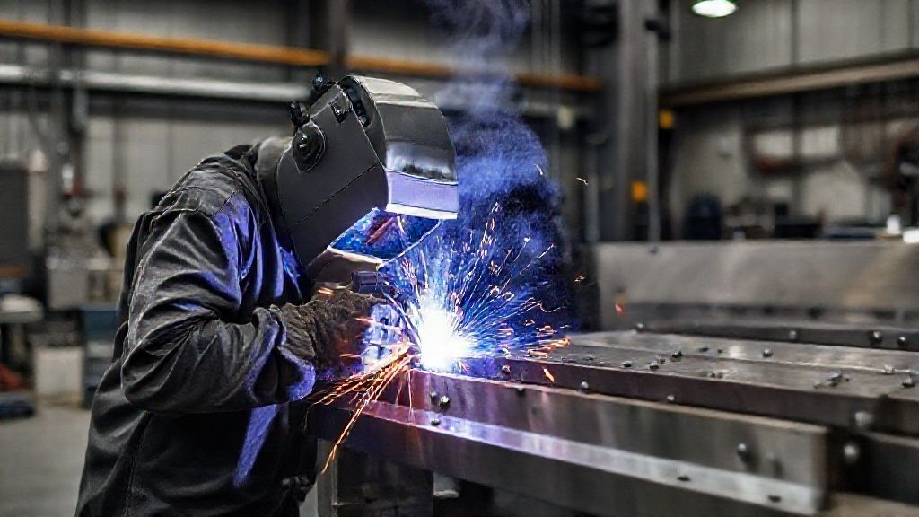 Industrial welding of titanium components