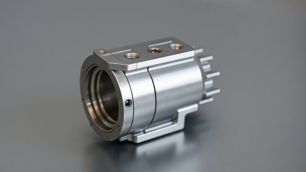 Complex aerospace component made from titanium alloy