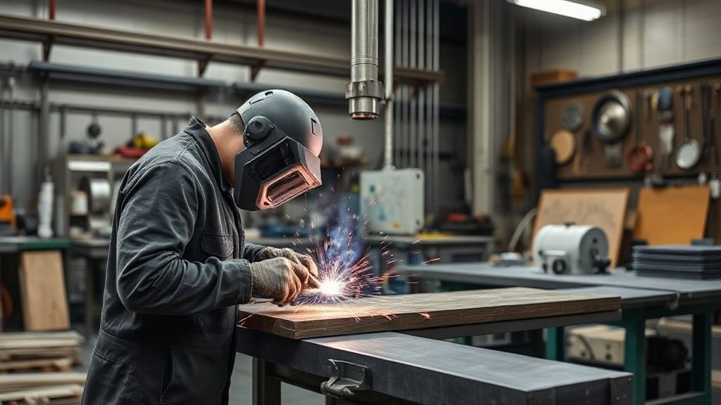Precision titanium fabrication in a modern workshop