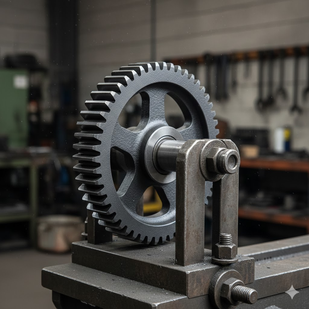 Industrial hardcoat anodized titanium gear for extreme wear