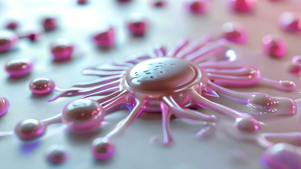 Close-up of a biocompatible medical implant surface