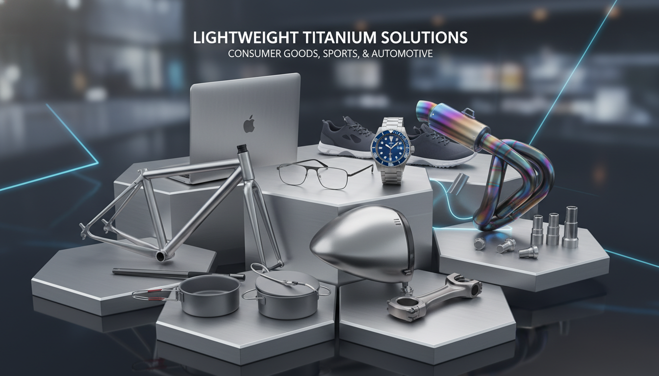 Lightweight Titanium Solutions for Consumer Goods, Sports, and Automotive