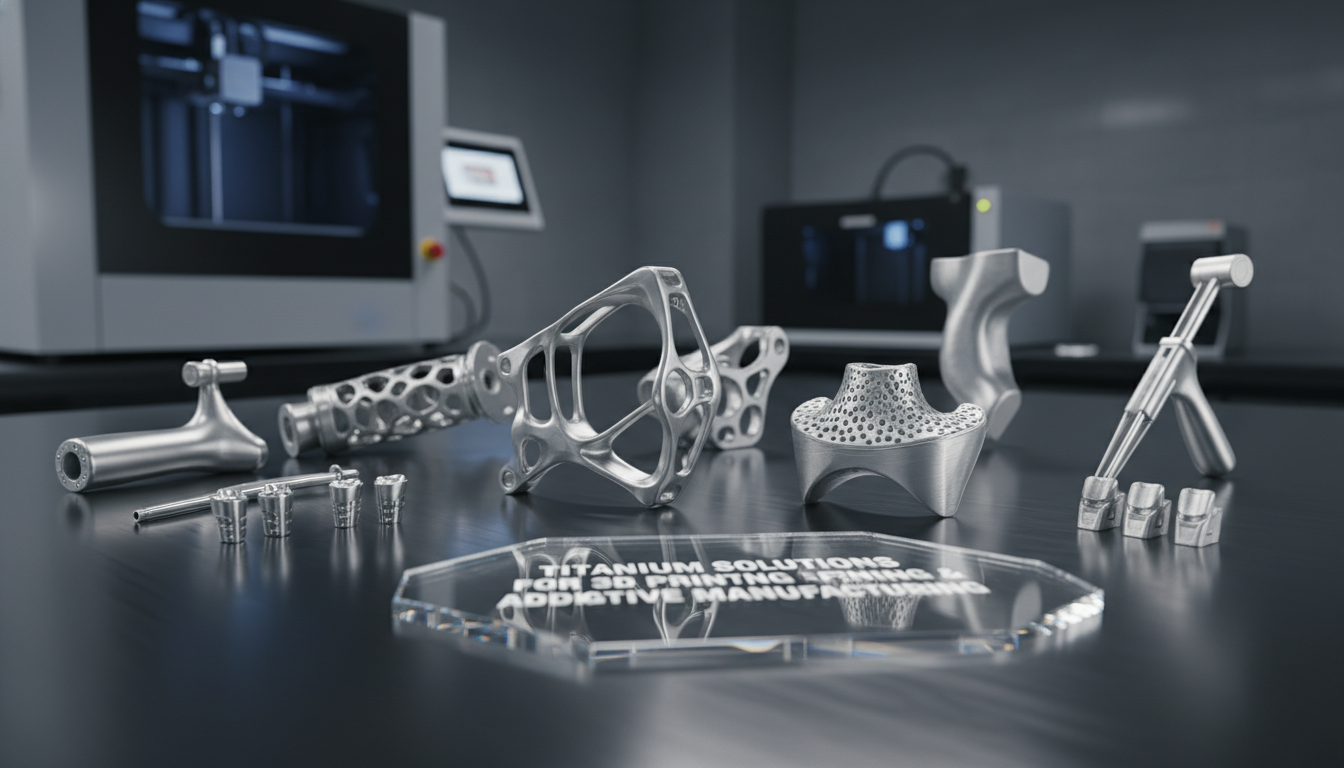 Titanium Solutions for 3D Printing and Additive Manufacturing