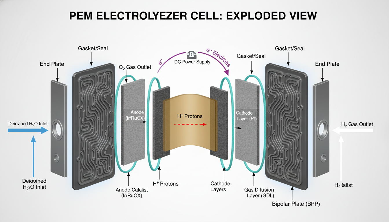 PEM Electrolyzer Components: Driving the Green Hydrogen Revolution