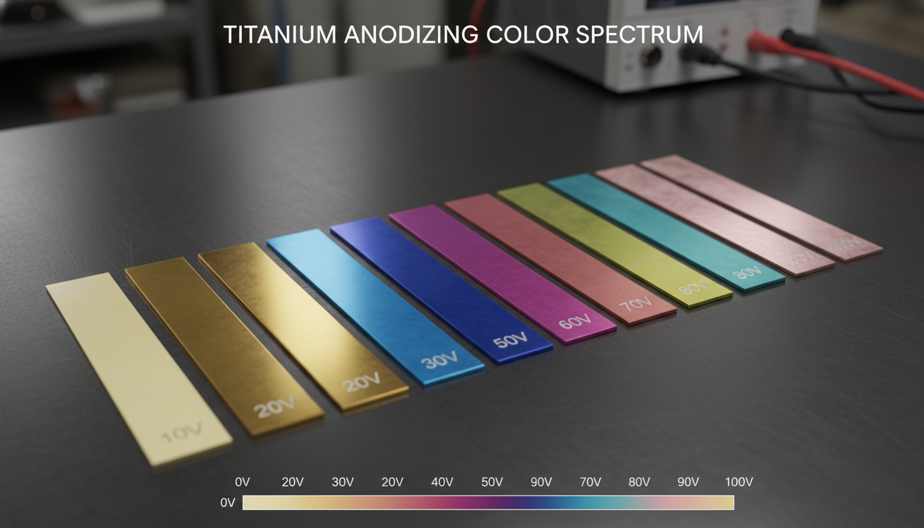 Titanium Anodizing: Mastering Voltage for Precise Color Control