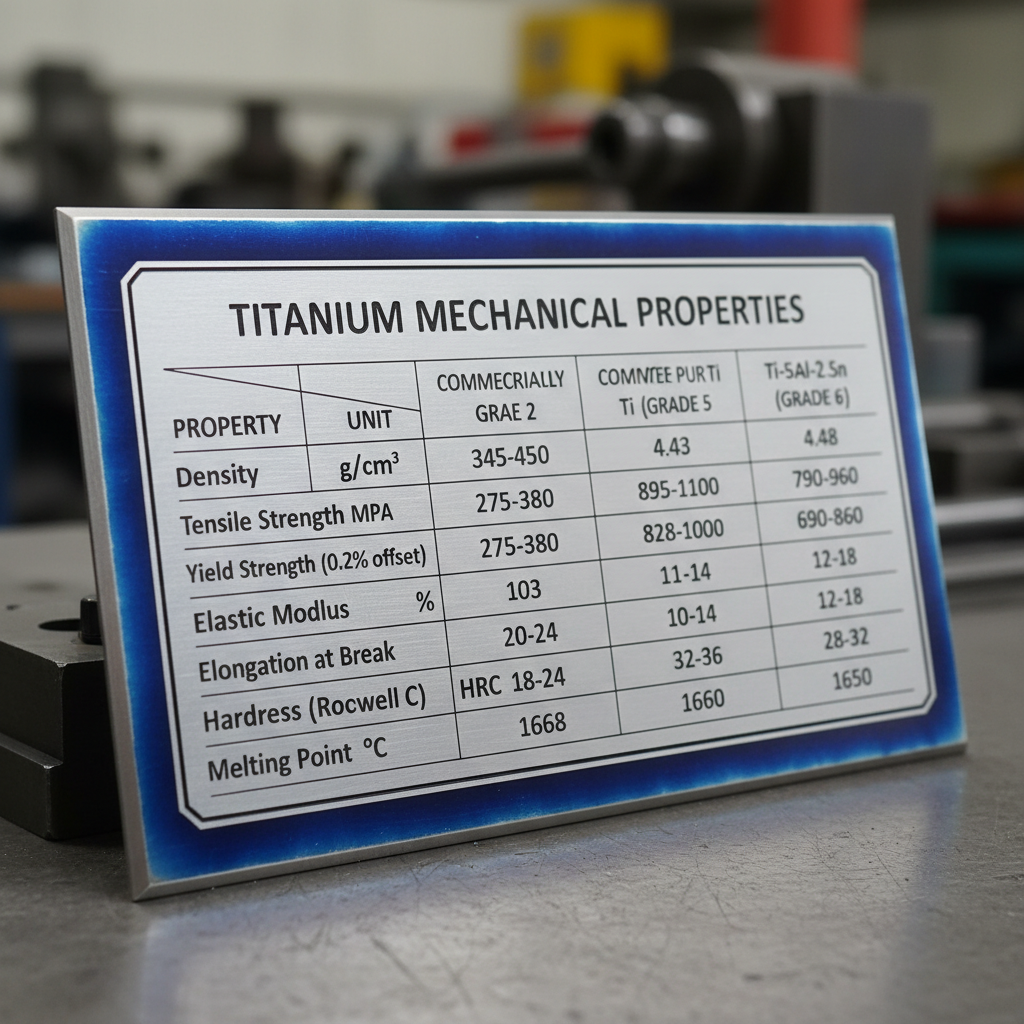 titanium products.