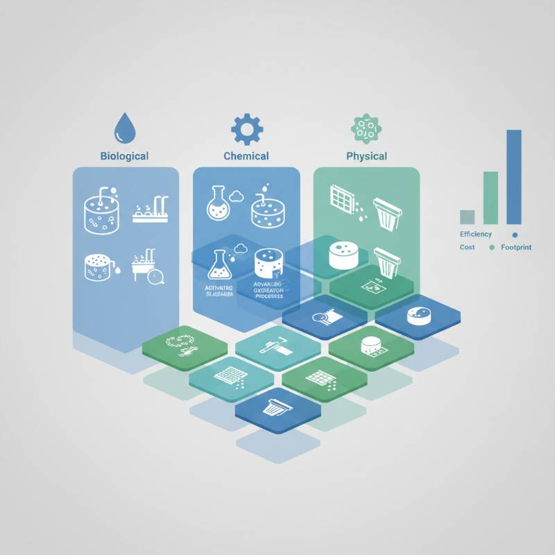 Comparative chart of wastewater treatment methods Comparative chart of wastewater treatment methods