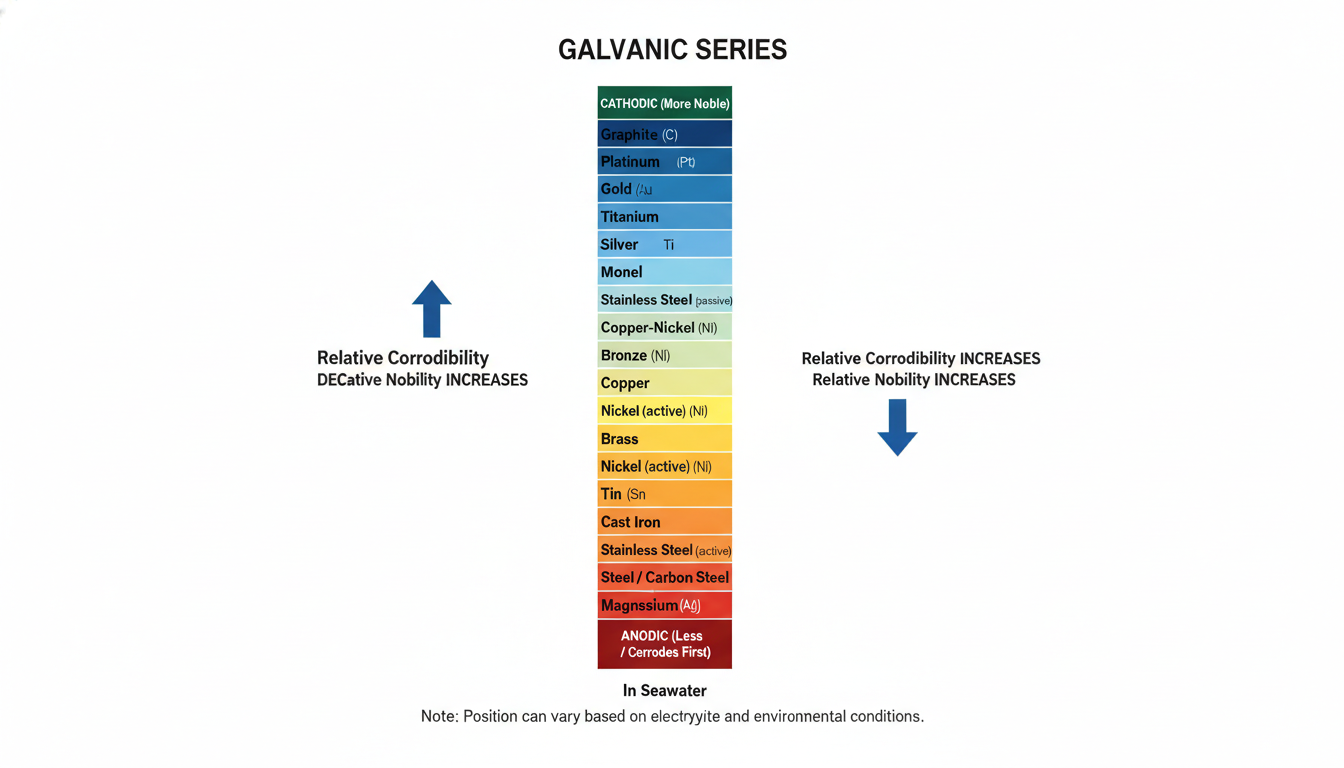 Galvanic Series Anode Selection Guide: Calculations, Standards & Alloys