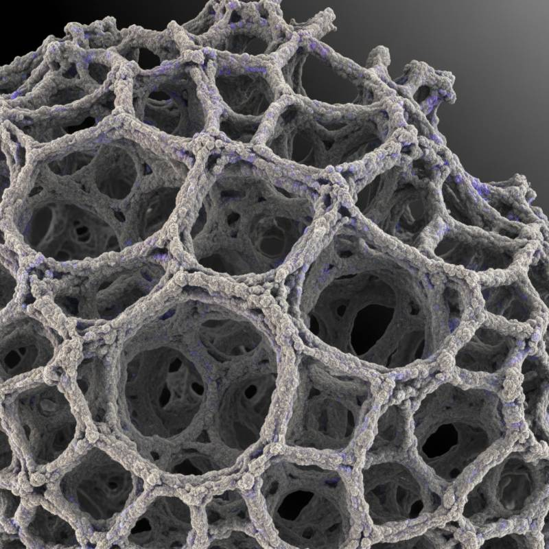 Titanium sintered felt fibers SEM Titanium sintered felt fibers SEM