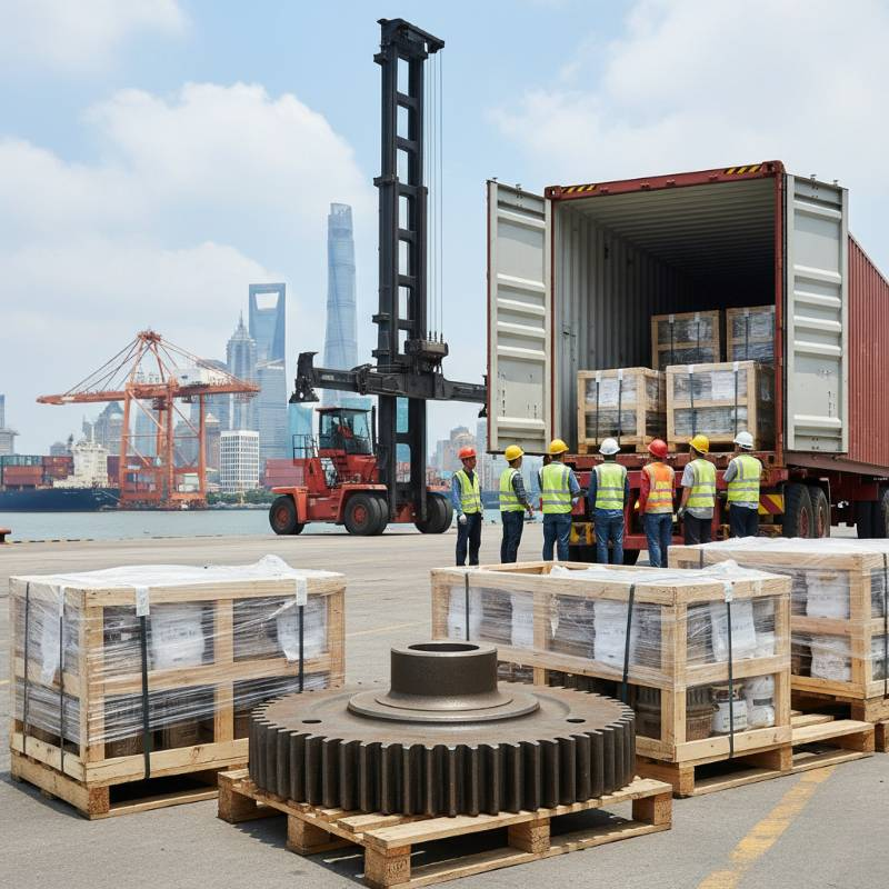Global shipping and logistics for industrial parts
