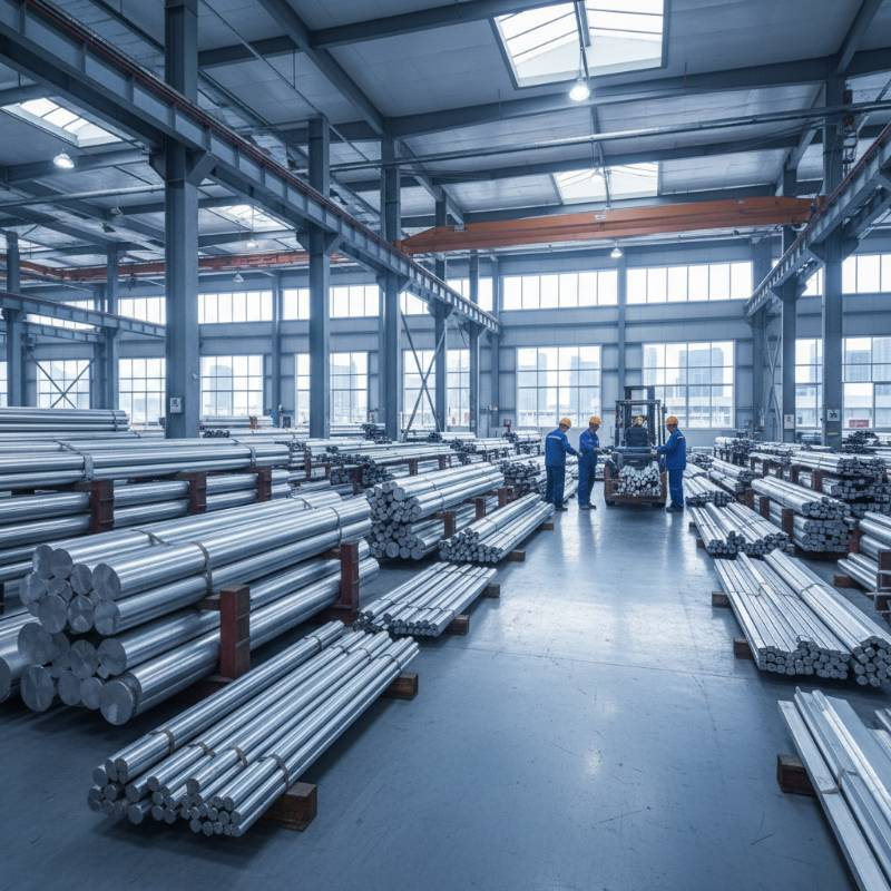 Titanium bar stock warehouse