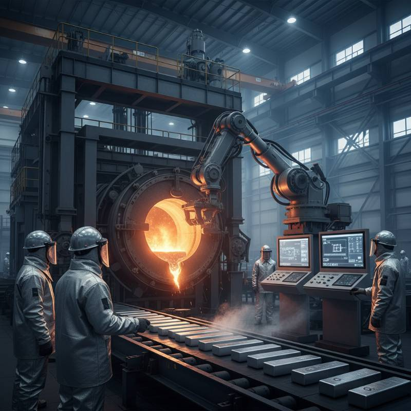 Titanium smelting process