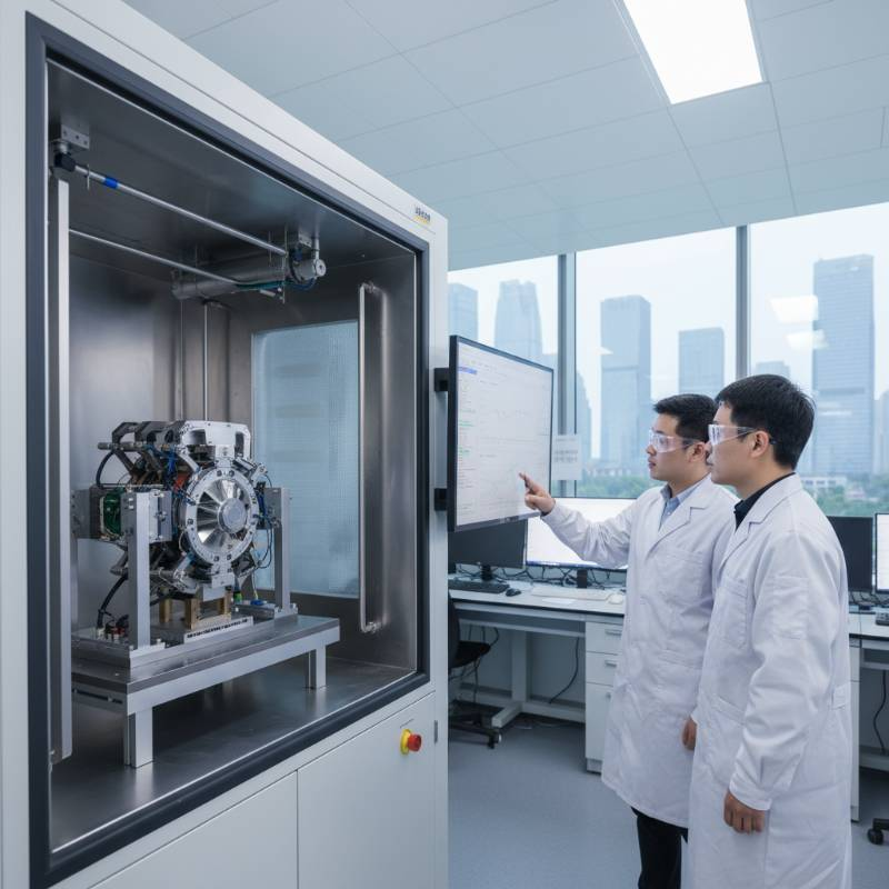 Laboratory HALT testing titanium component