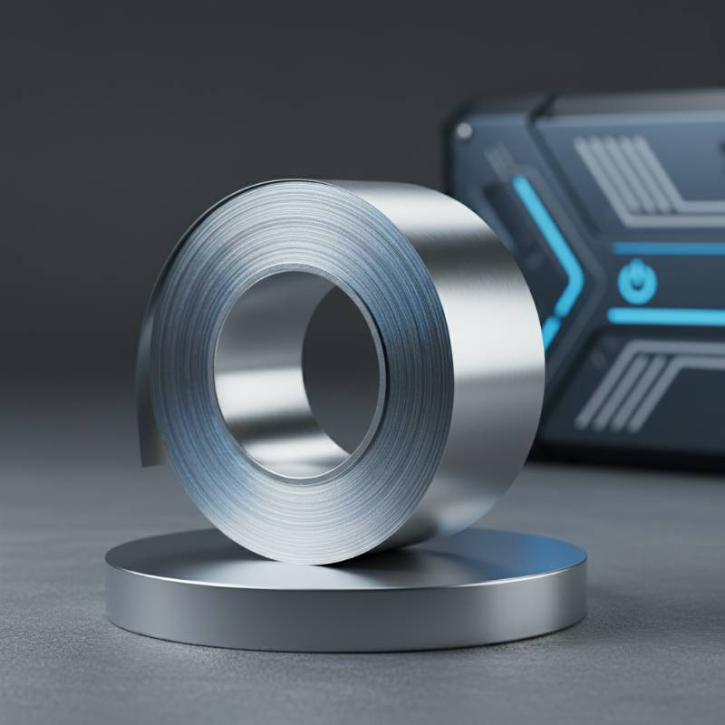 Roll of shiny ultra-thin titanium foil for industrial battery use Roll of shiny ultra-thin titanium foil for industrial battery use