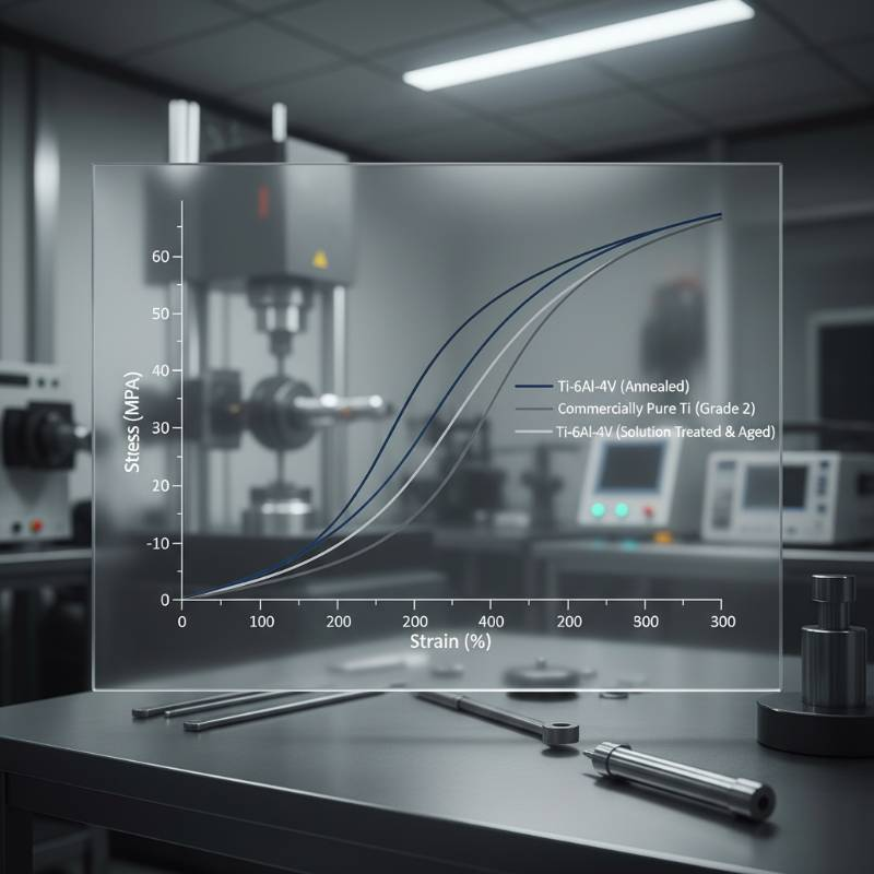 Titanium material testing report graph Titanium material testing report graph