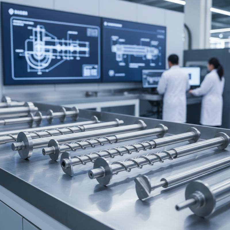 Titanium alloy rods for industrial agitators