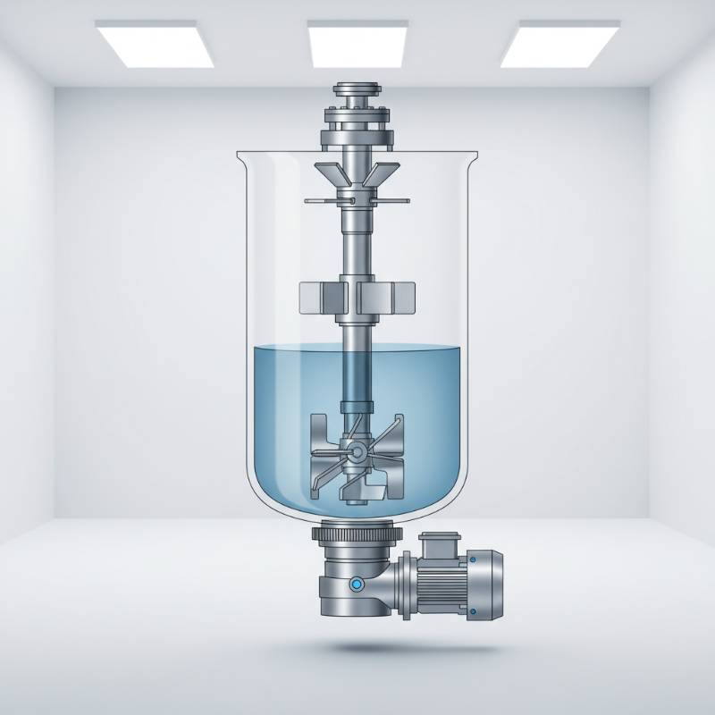 Chemical agitator shaft design diagram