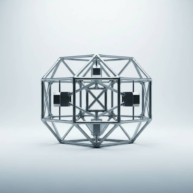 AUV frame made of titanium rods