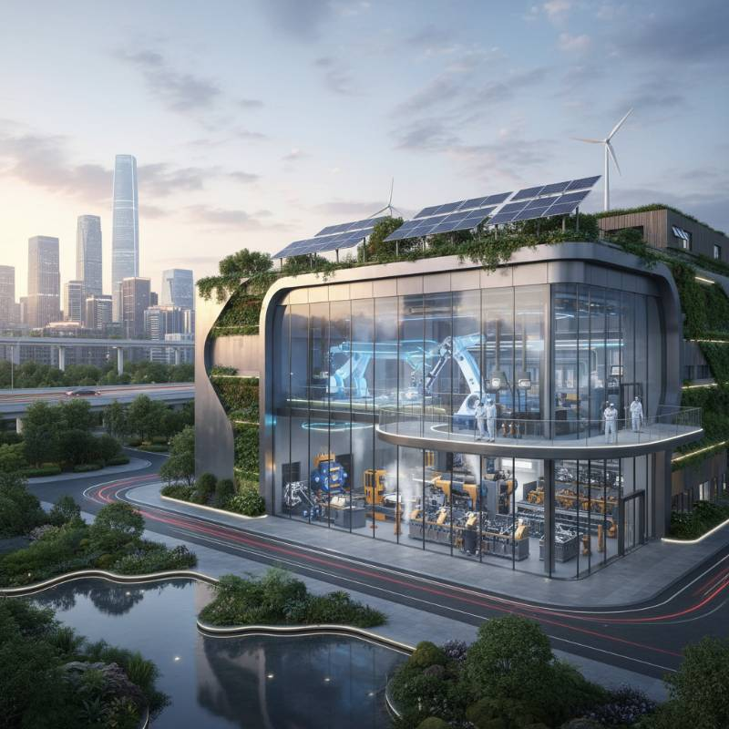 Sustainable metal manufacturing plant Sustainable metal manufacturing plant