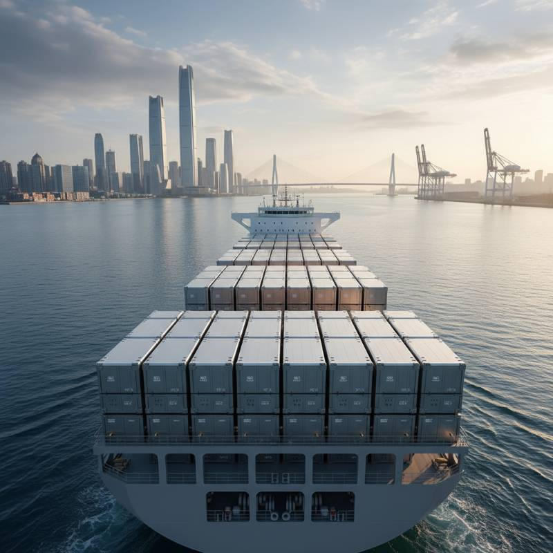 Global shipping of titanium crates