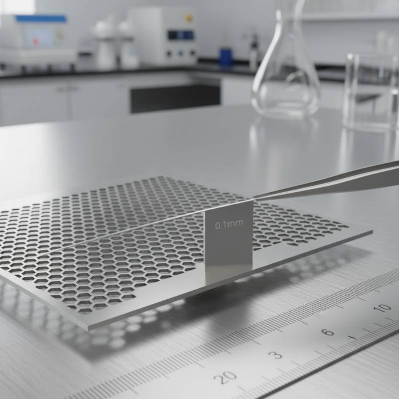 Titanium mesh thickness comparison 0.1mm