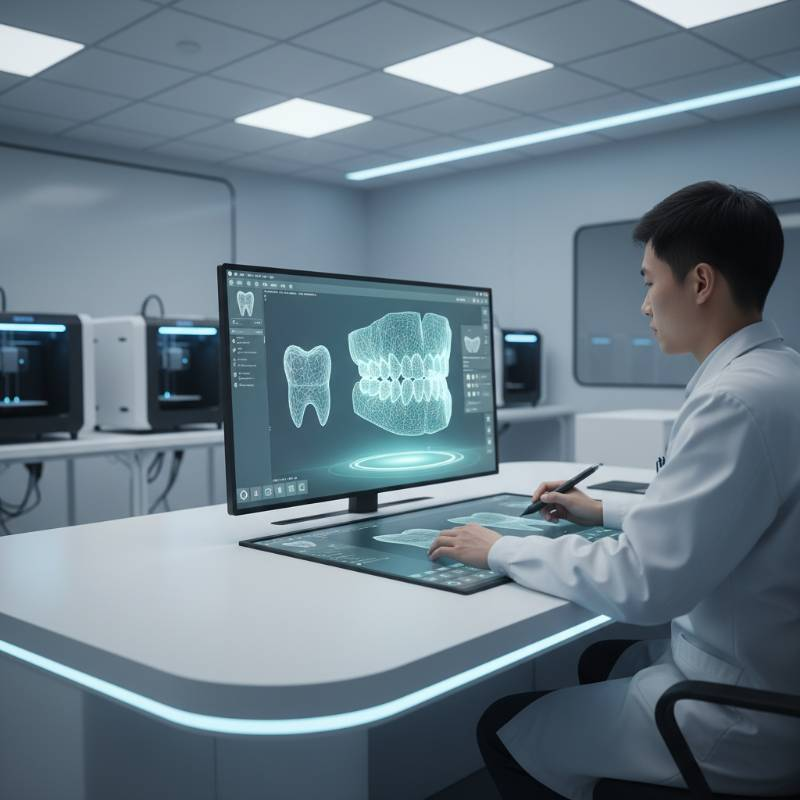 CAD/CAM dental mesh design software