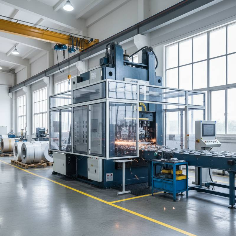 Automated high-speed stamping press