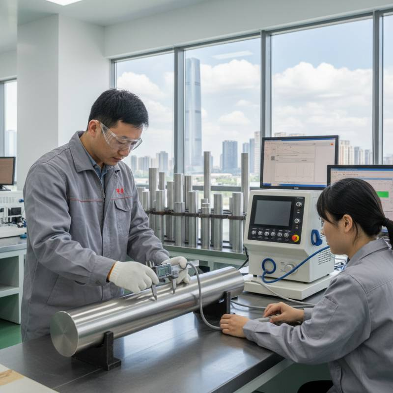 Titanium bar quality testing