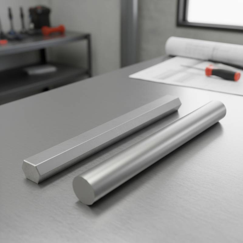 Titanium Hex vs. Round Bar: Choosing the Right Profile