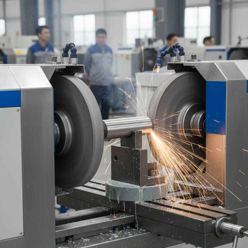 Centerless grinding machine process