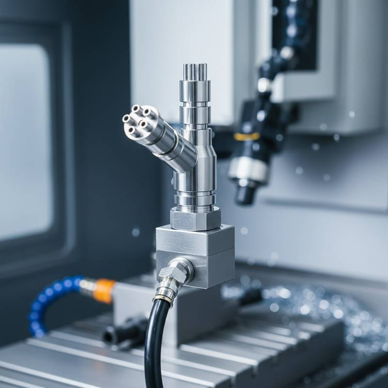 CNC high pressure coolant nozzle