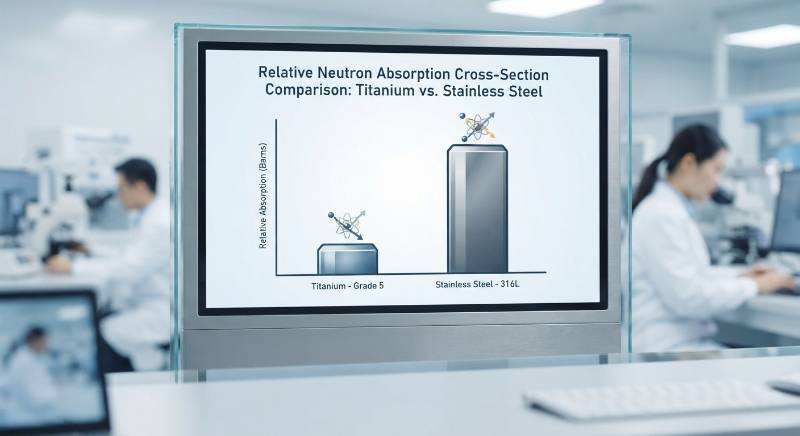 Neutron Absorption Comparison Chart Titanium vs Stainless Steel