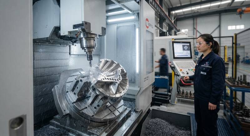 Video Precision 5-Axis CNC Machining of Reactor Internals