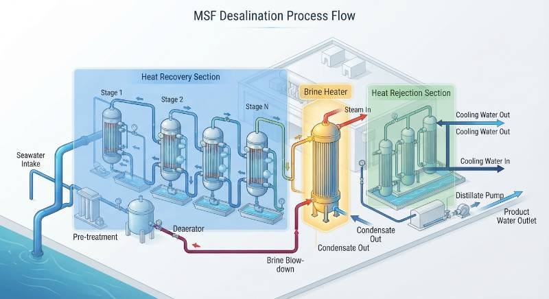 Titanium MSF Desalination Heat Exchangers | Expert Guide