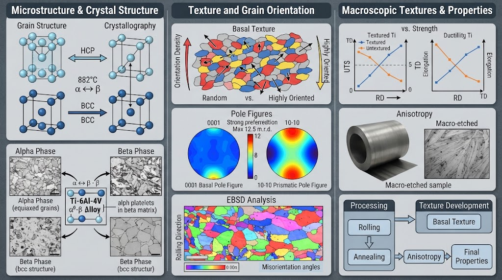 Titanium texture diagram