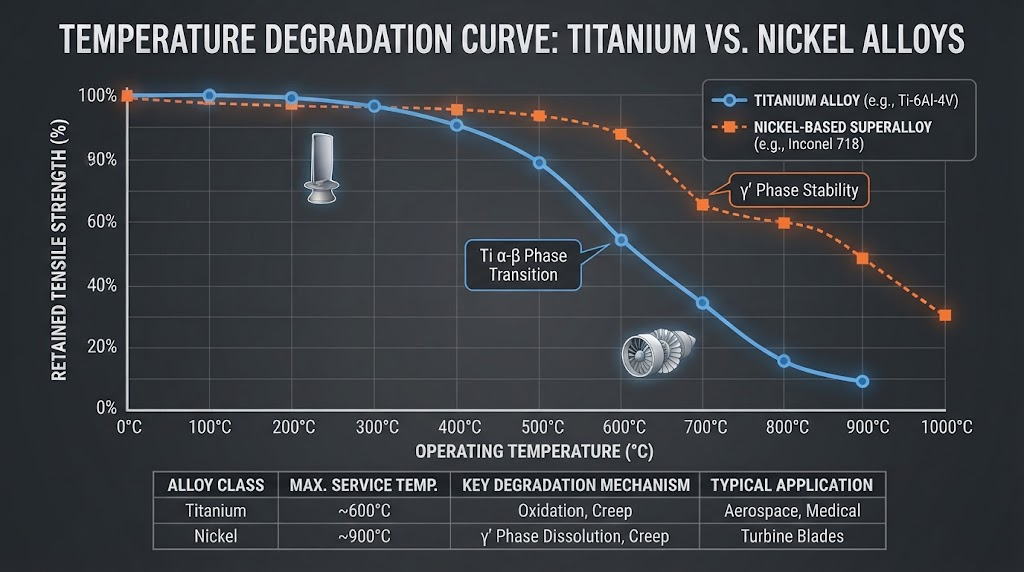 Titanium vs Nickel Alloys: High-Temp Performance Guide