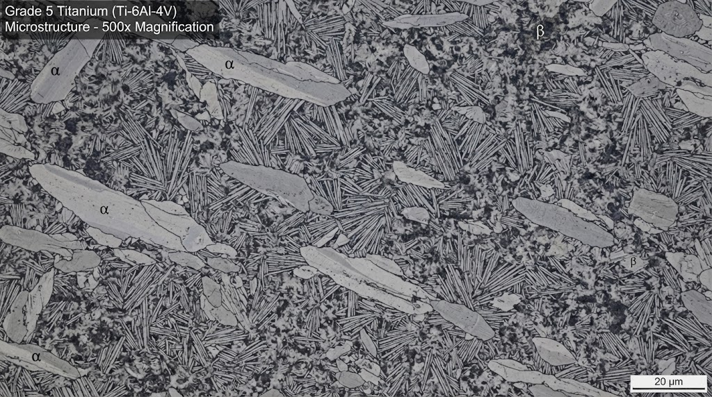 Titanium grain structure Titanium grain structure