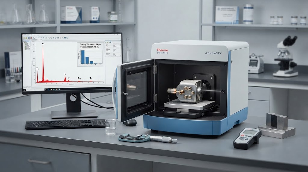 Titanium anode lab quality testing equipment XRF Titanium anode lab quality testing equipment XRF