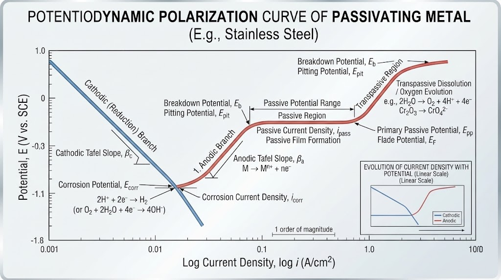 Polarization Curve Diagram