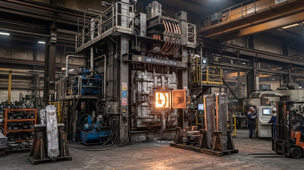 Titanium manufacturing furnace