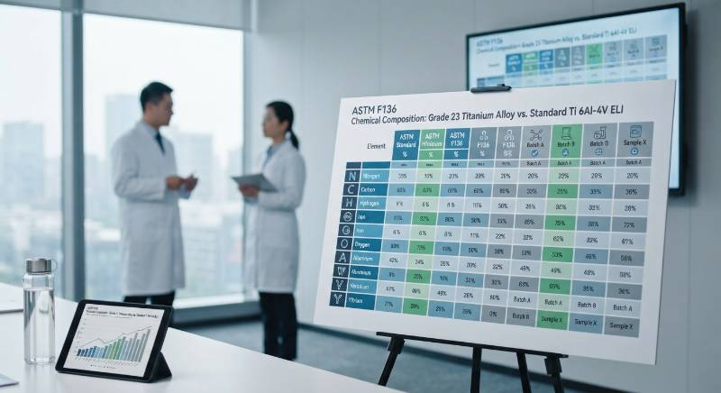 ASTM F136 Chemical Comparison Chart