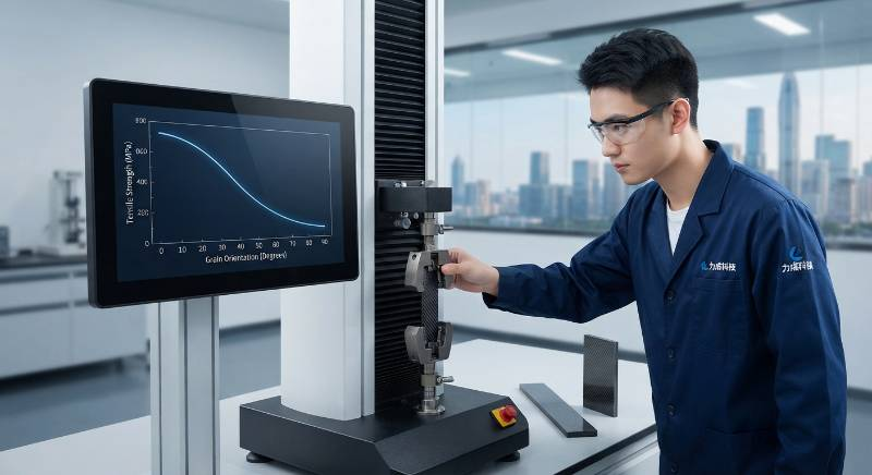 Tensile Strength vs Grain Orientation Curve
