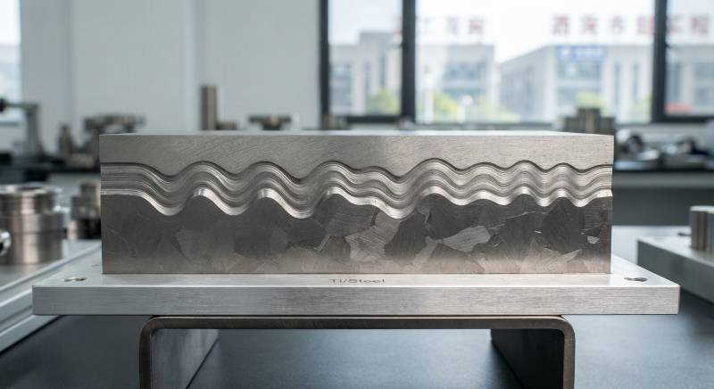 Titanium Clad Plate Explosion Bonding Interface
