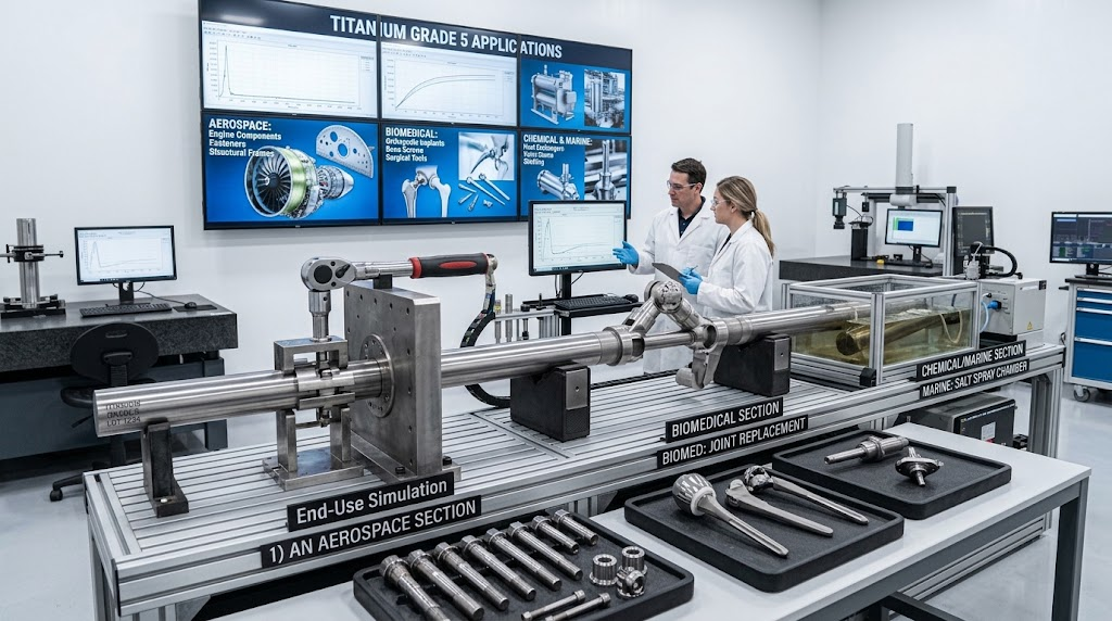 Titanium bar applications