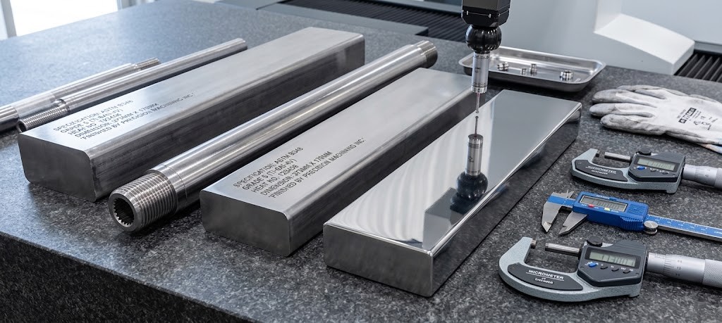 Finished titanium bars and rods