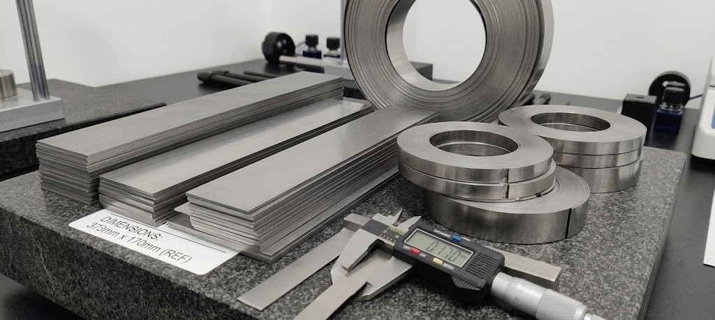 Titanium coils and strip products